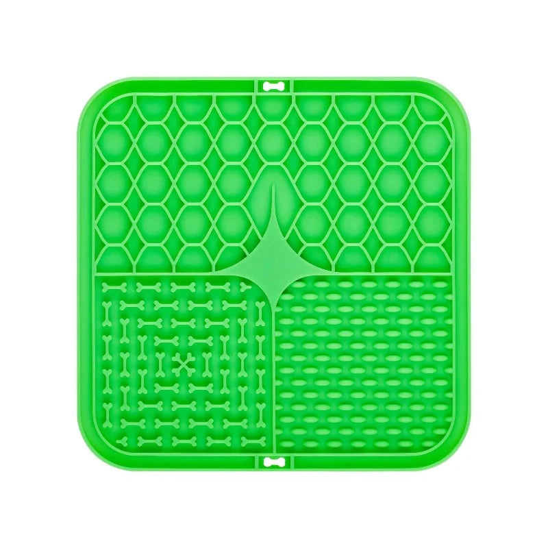 Pet Lick Mat — Slow Feeder & Calming Silicone Mat for Dogs & Cats