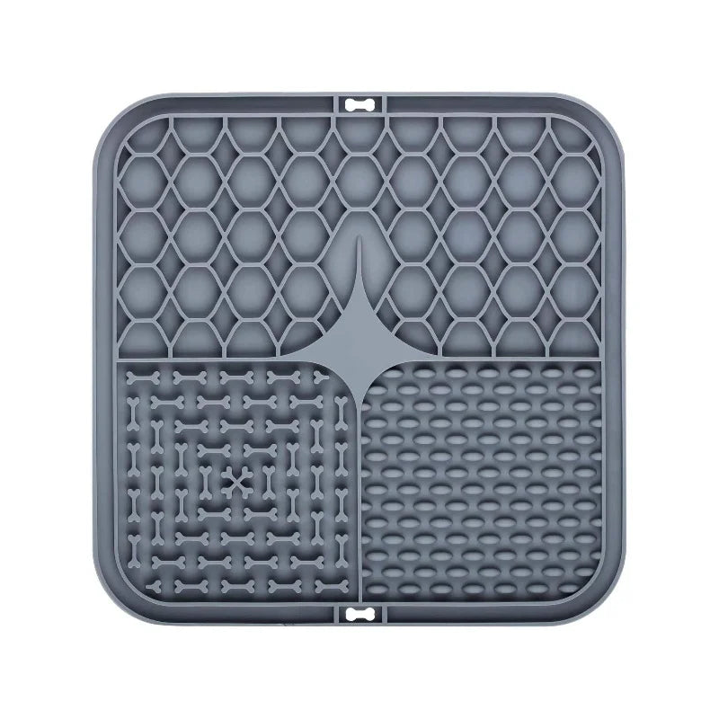 Pet Lick Mat — Slow Feeder & Calming Silicone Mat for Dogs & Cats