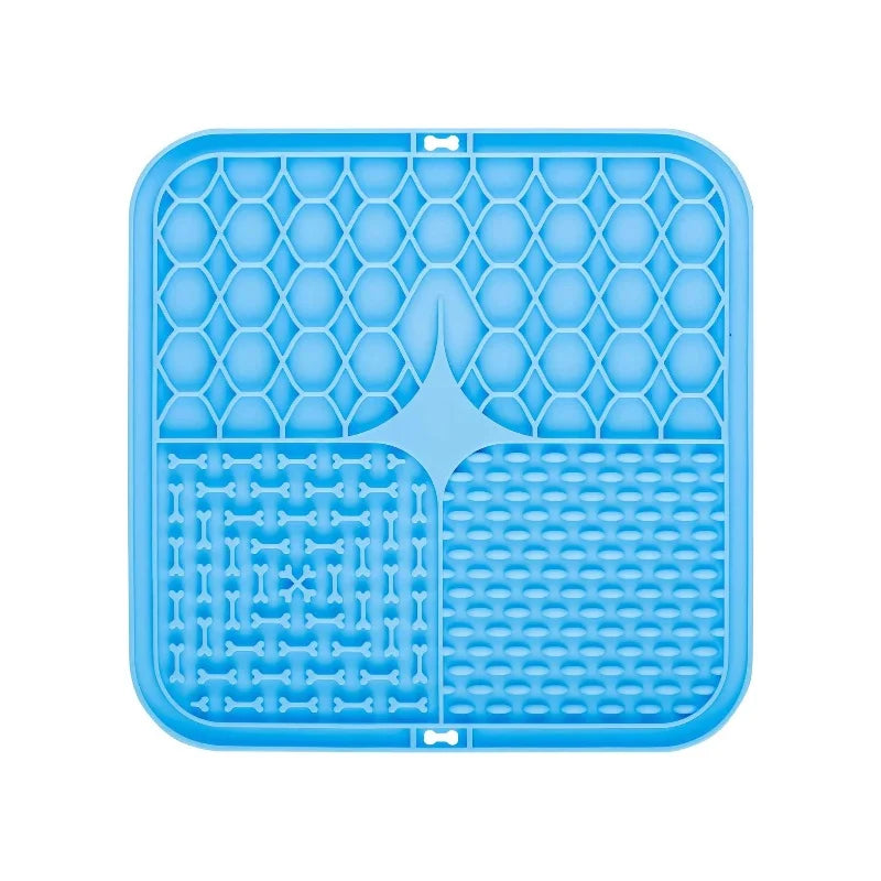 Pet Lick Mat — Slow Feeder & Calming Silicone Mat for Dogs & Cats