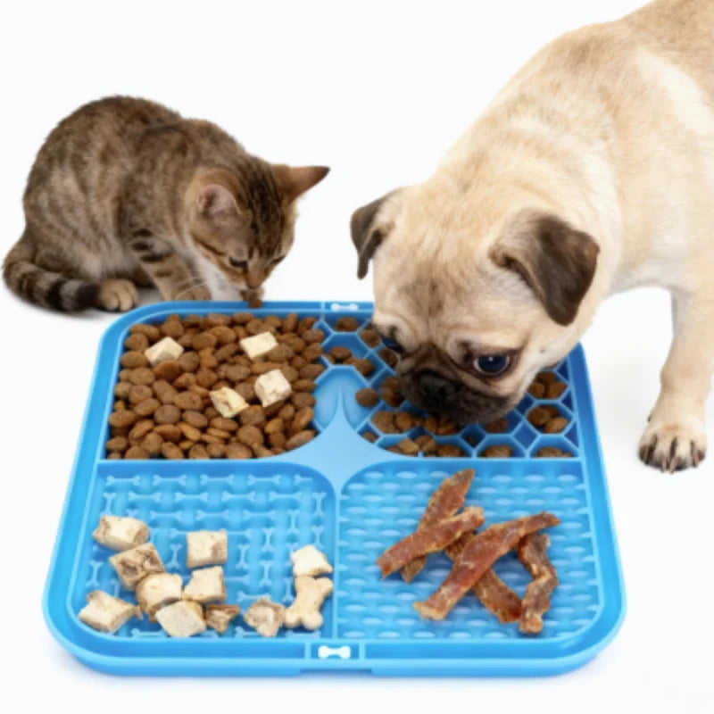 Pet Lick Mat — Slow Feeder & Calming Silicone Mat for Dogs & Cats
