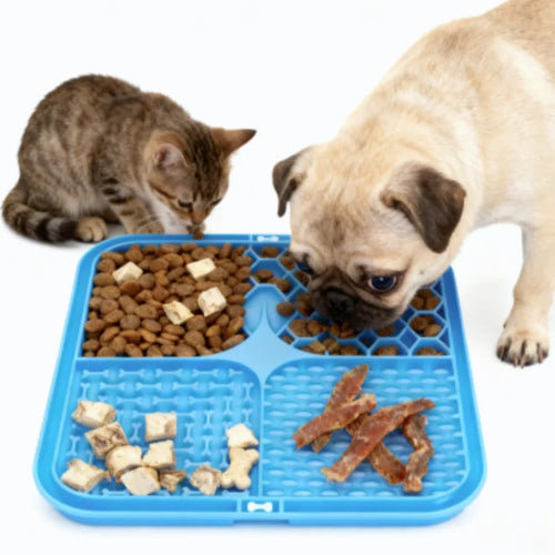 Pet Lick Mat — Slow Feeder & Calming Silicone Mat for Dogs & Cats