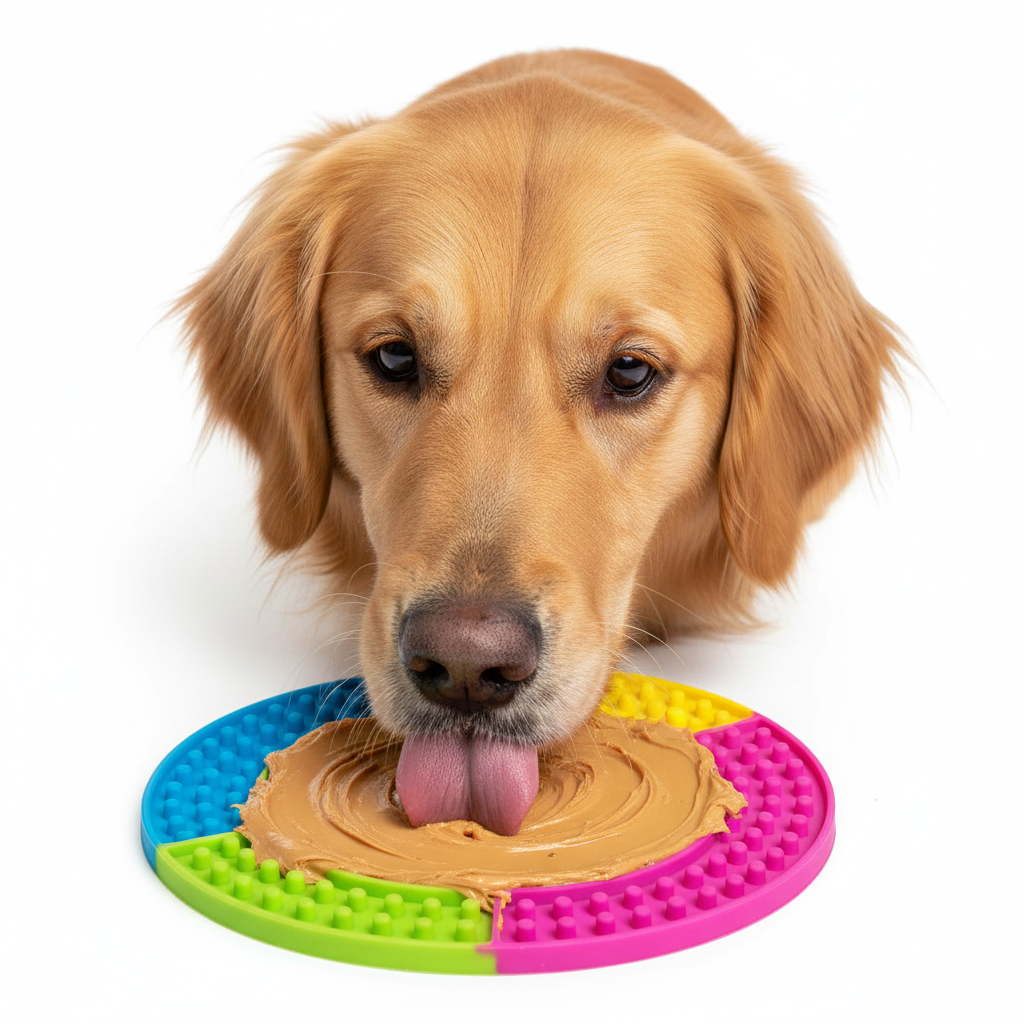 Pet Lick Mat — Slow Feeder & Calming Silicone Mat for Dogs & Cats